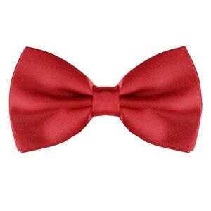 Pre-tied Solid Adjustable Bowtie Classic Tuxedo Wedding Bow Ties Maroon